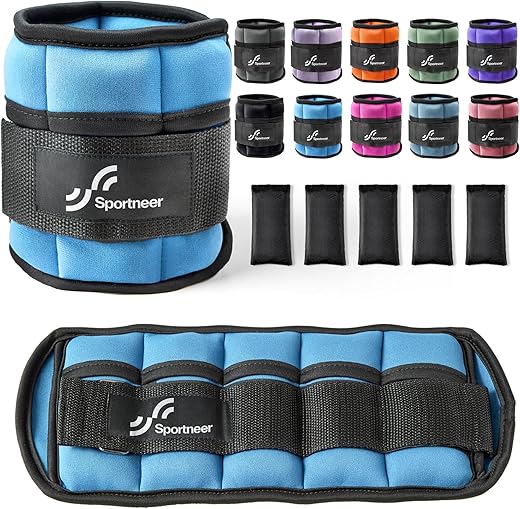 Sportneer Adjustable Ankle Weights Set: Enhance Your Workout with Versatile Strength Training