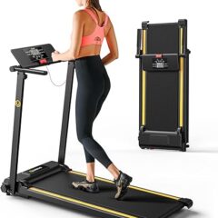 UREVO Compact Folding Treadmill: Space-Saving Fitness Solution for Home Workouts