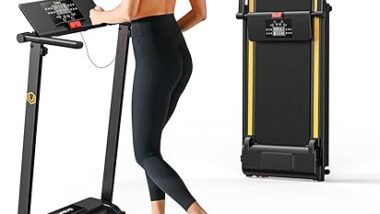 UREVO Compact Folding Treadmill: Space-Saving Fitness Solution for Home Workouts