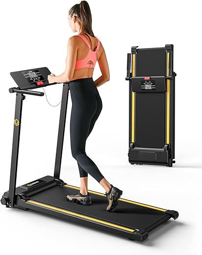 UREVO Compact Folding Treadmill: Space-Saving Fitness Solution for Home Workouts