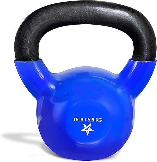 Yes4All Vinyl Coated Kettlebell: Boost Your Strength Training Today!